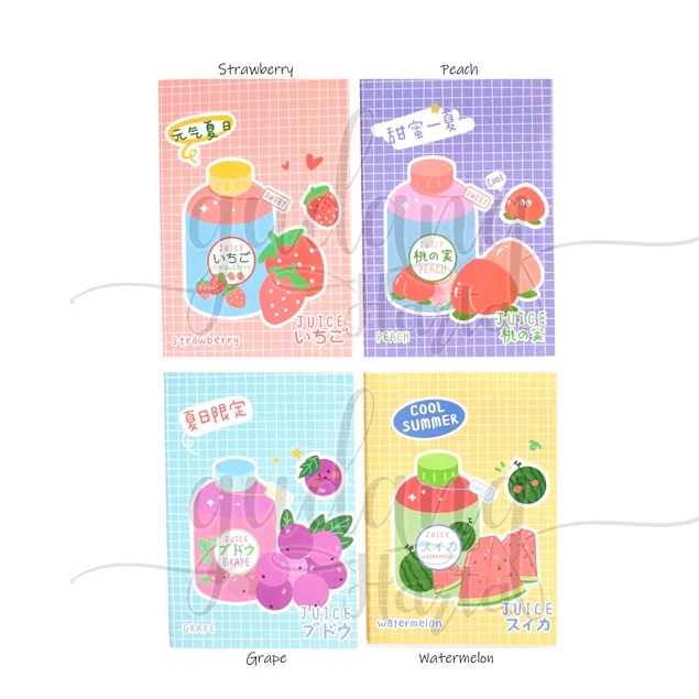 

GCC Notebook A5 Summer Juice Buku Motif Jus Buah Simple GCC 308650