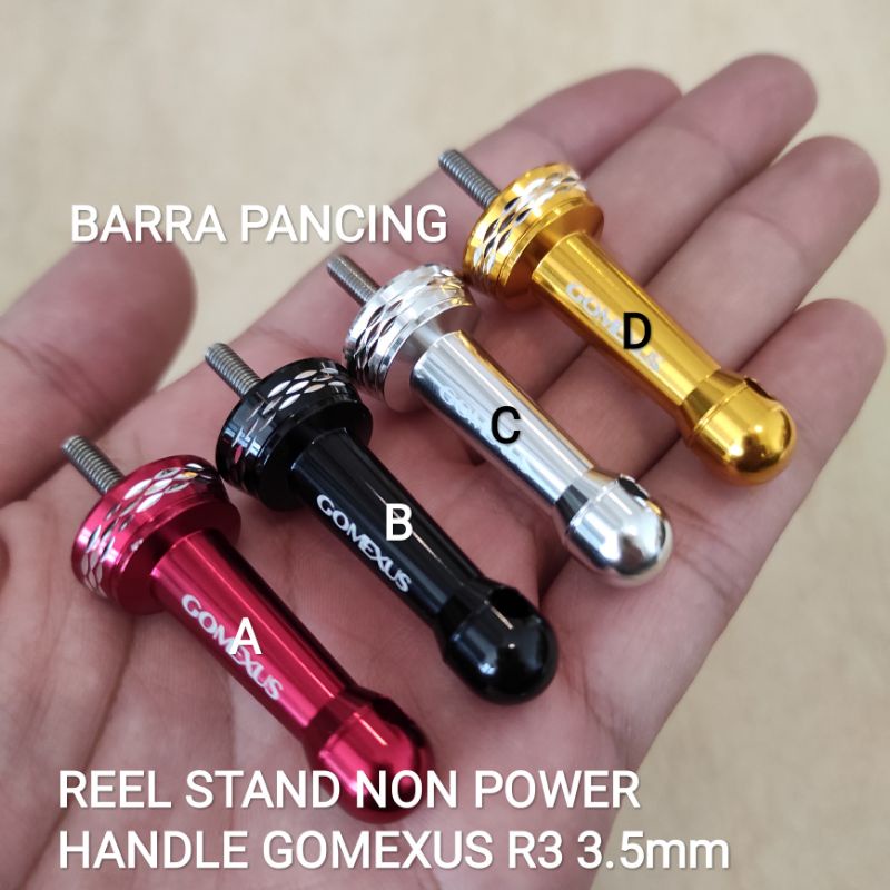 REEL STAND NON POWER HANDLE GOMEXUS R3 3.5mm Untuk Reel Spinning