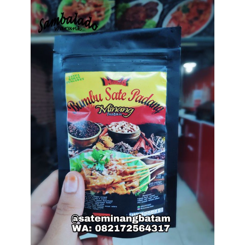 

Bumbu Sate Padang (Minang instan) original tanpa bahan pengawet