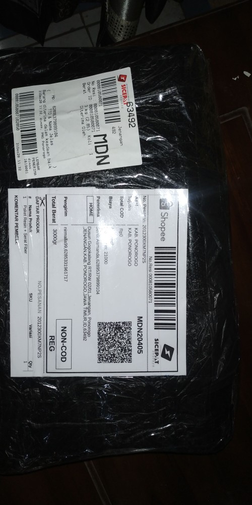 Paket Resin 1,5 Kg + Serat Fiber 1 Kg