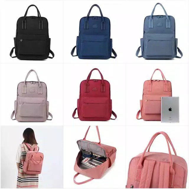 GUDIKA 5082 | Backpack Waterproof Wanita Tas Ransel Laptop Anti Air Import Original | Ransel Cewek | Ransel Perempuan | Tas Wanita