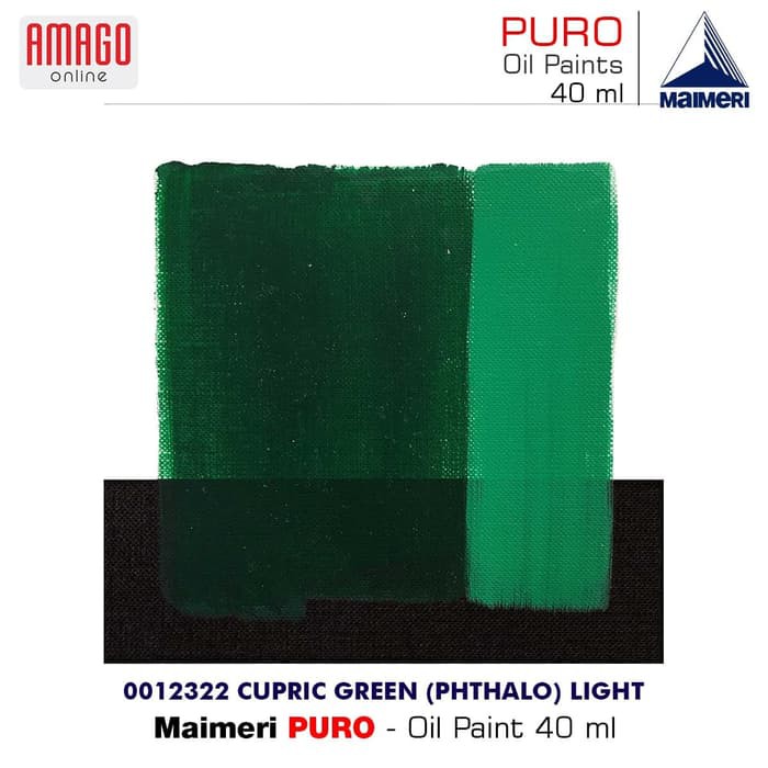 MAIMERI PURO - OIL PAINT - CUPRIC GREEN LIGHT - 40ML - M0012322