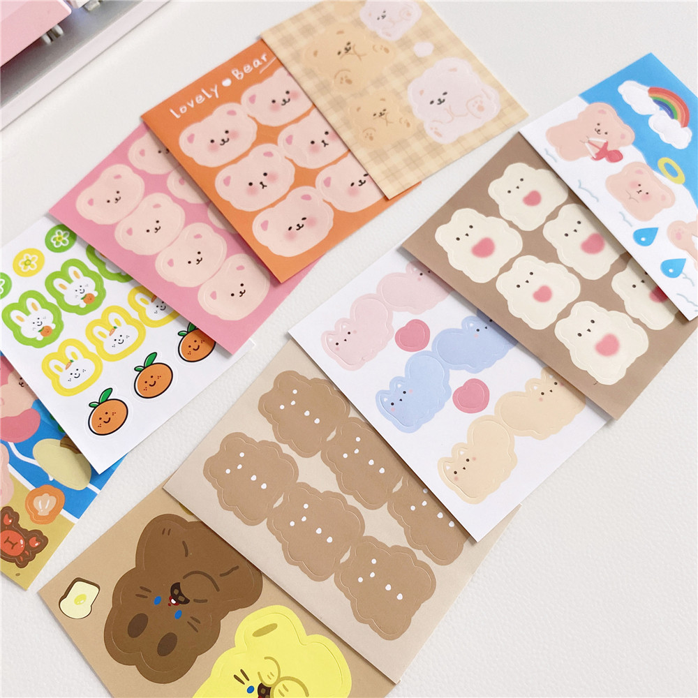 Winzige Mini Cute Stickers Korean Sticker Decoration Scrapbooking BUJO Planner Kawaii Stationery-3