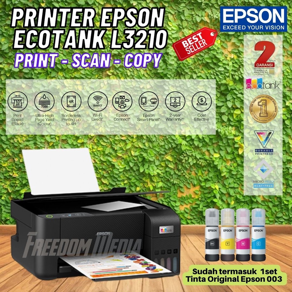 PRINTER EPSON ECOTANK L3210 Print - Scan - copy