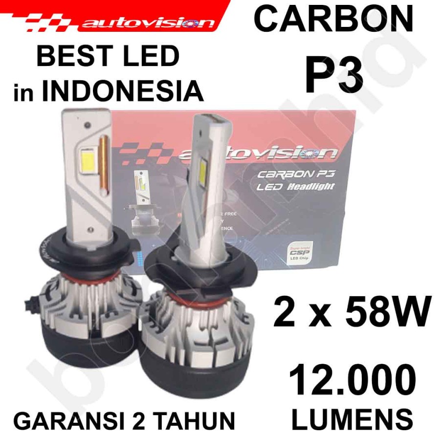 Jual Lampu Led Autovision Carbon P H H W Lumens Super