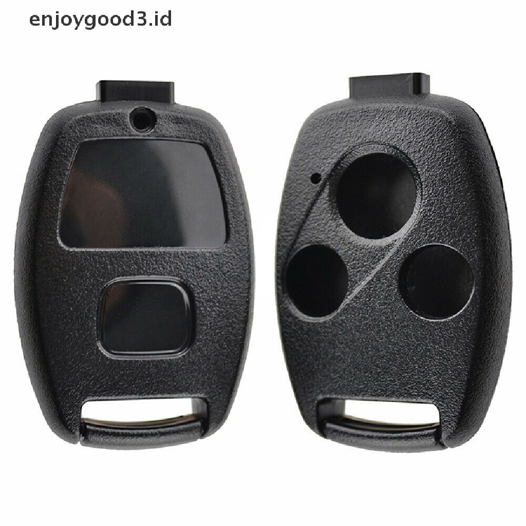 Rumah / Casing Kunci Remote Mobil 2 / 3 / 4 Tombol Plastik Warna Hitam Untuk Accord Civic Cr-V