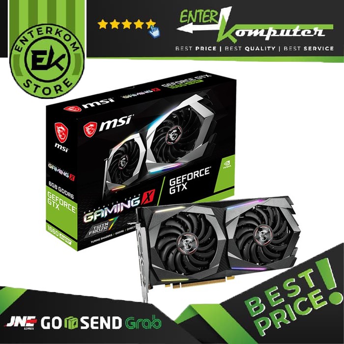 VGA MSI Geforce GTX 1660 SUPER 6GB DDR6 - Gaming X