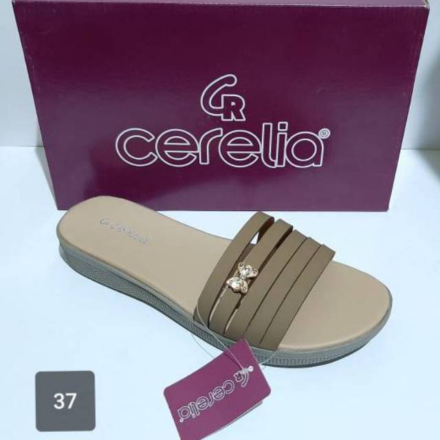 (WAJIB TANYA STOK) Sandal selop wanita cerelia size 37