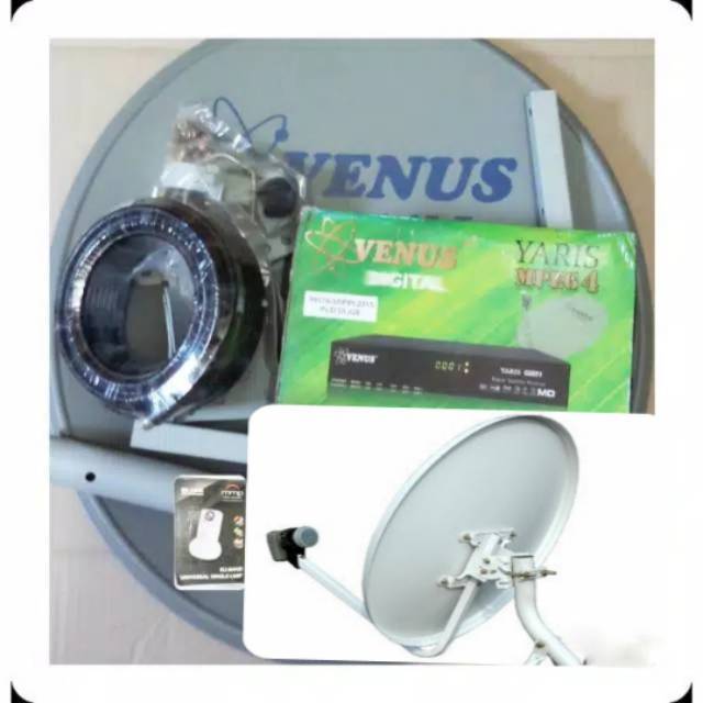 Odu parabola lengkap 45cm receiver venus yaris ninmedia singkron