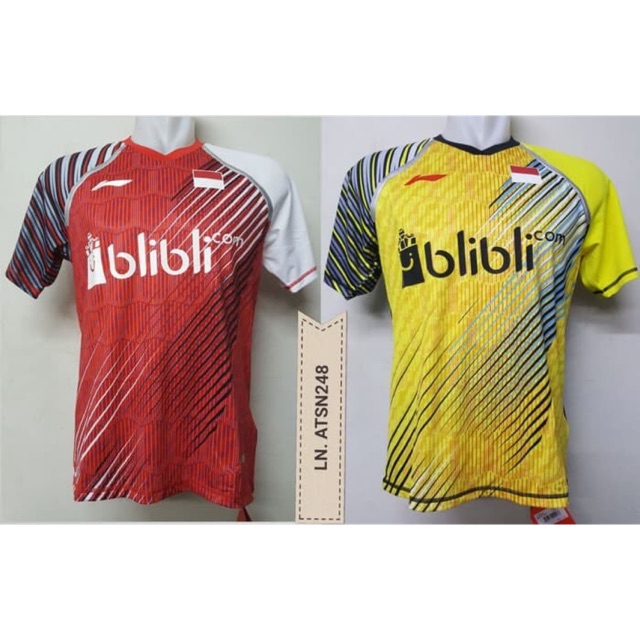 ORIGINAL Lining ATSN 248 Thomas & Uber Cup 2018 Kaos Baju Tshirt Badminton