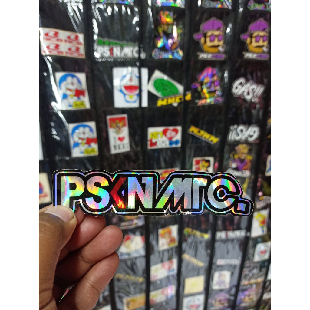 Stiker Racing Motor Pasukan Matic Psknmtc hologram bijian