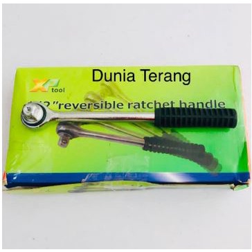 Stang Sock Ratchet XPTOOL 1/2in 12in - Setang Sok Rachet Handle 1/2 12 - Gagang Mata Shock Krek