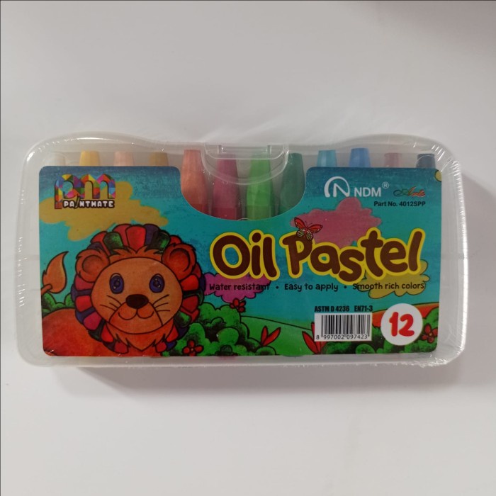 

NDM Paint Mate Oil Pastel 12 Colors Pastel Minyak 12 Colors
