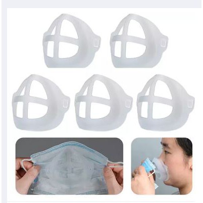 [Promosi Terbaru]Penyangga Masker Mask Bracket Support 3D Anti Sesak Anti Pengap