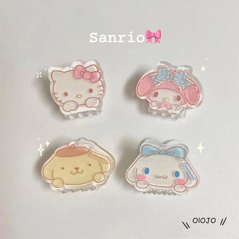 【COD】Sanrio Jepit Rambut Akrilik Mini Desain Yugui Dog Melody Untuk Anak Perempuan