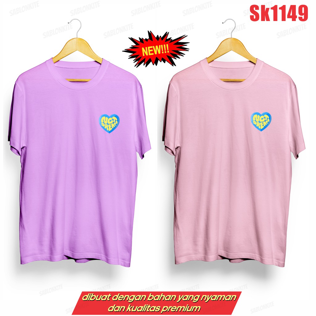 MURAH!!! KAOS NCT DREAM LOGO KECIL SK1149 HELLO FUTURE UNISEX