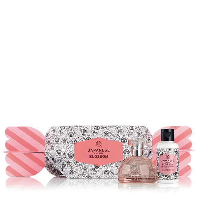 The Body Shop "JAPANESE CHERRY BLOSSOM" Gift Set Collection (EDT 50ml + Body Lotion 60ml)