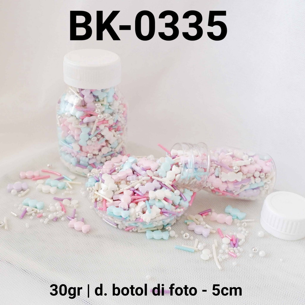

BK-0335 Sprinkles sprinkle springkel 30gr candy permen mix mutiara yamama baking grosir murah sprinkles cake dekorasi mutiara trimit decoration story sprinklestory sprinklesstory sprinkle story yamama baking