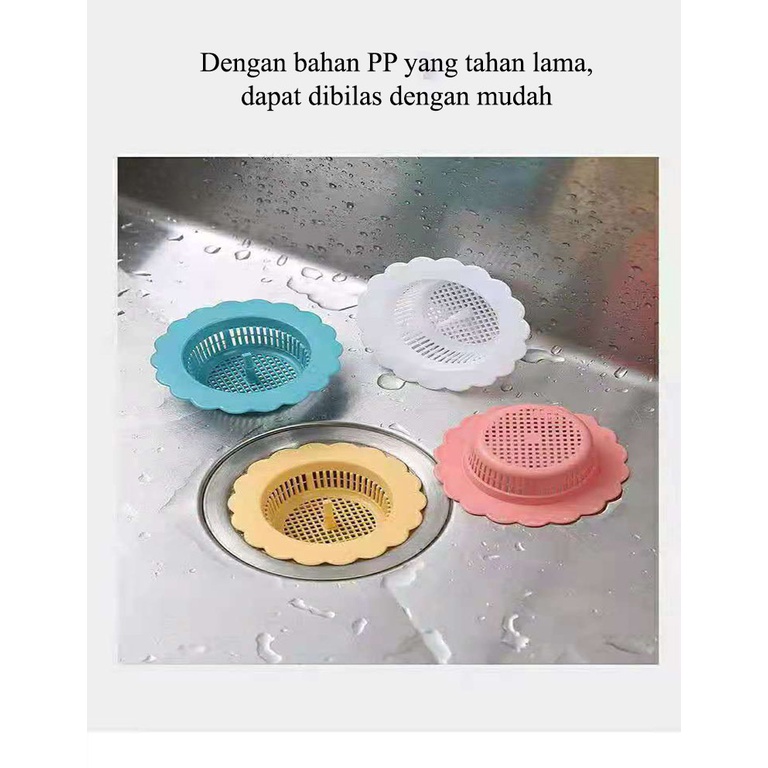 Saringan Wastafel Filter Sink Cuci Piring Saluran Air WC Suction Cup Saringan Air Bahan ABS