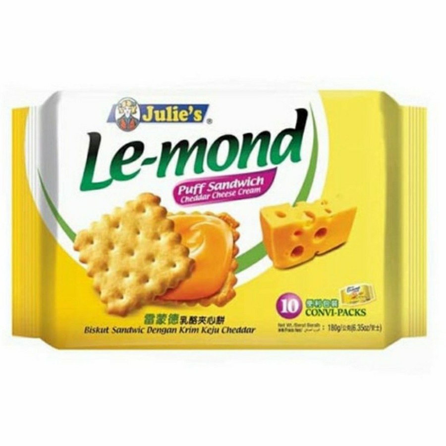 

Julie's / julies Le-mond Puff Cheddar Cheese/ Biskuit Cheese 170g