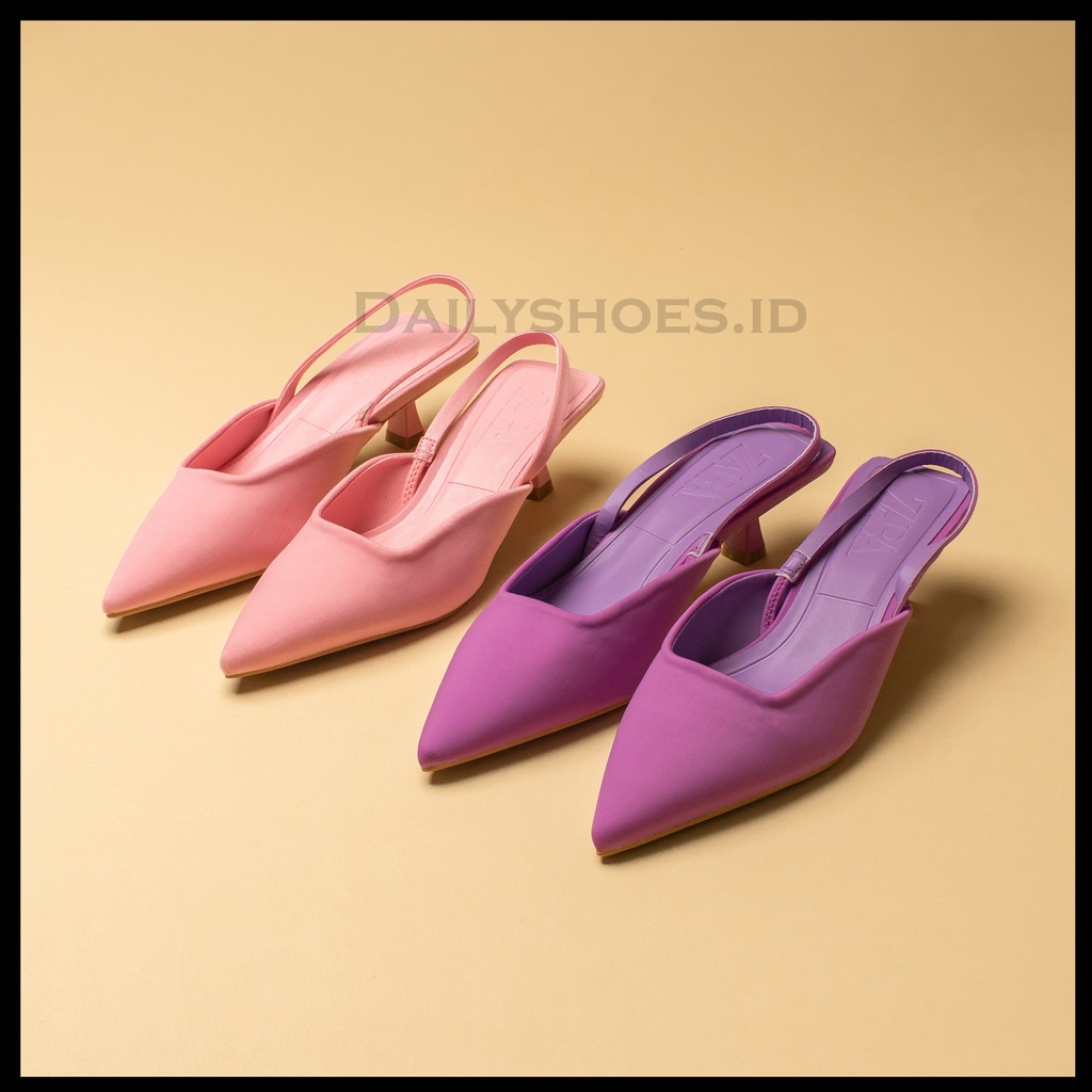 Sepatu Z 488 / Sendal / Sandal Wanita Import Heels / Flat 5cm Kualitas Premium Murah Korean Style Cocok untuk Pesta Kondangan Kerja Z 488 Awet dan Tebal by Dailyshoes_id