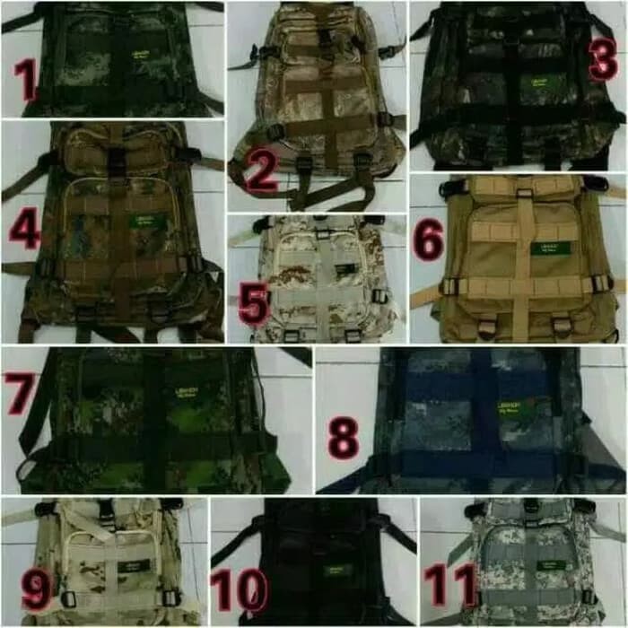 RPM TAS RANSEL SEDANG 3P ARMY TAS PUNGGUNG PRIA