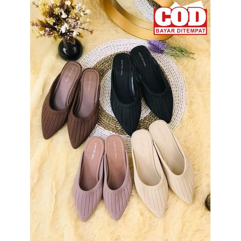 sandal jelly wedges / sandal jely porto lady DTA