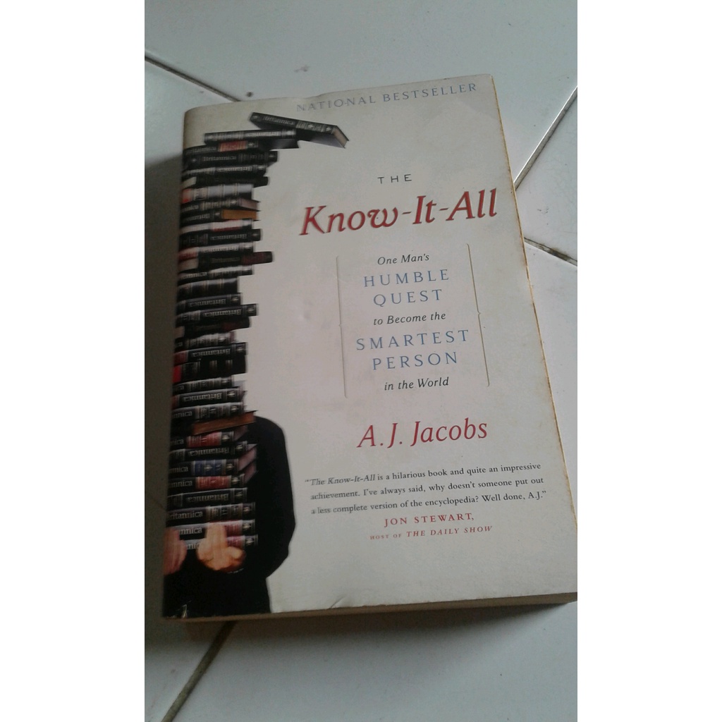 

ORIGINAL Novel The Know It All - A J Jacobs