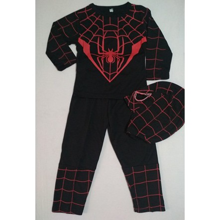 Stelan Cosplay Spiderman Hitam