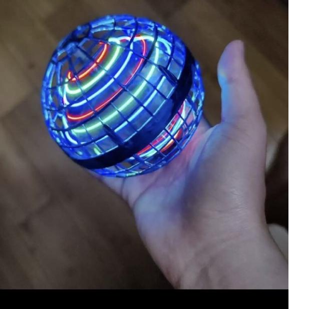 ◘ FLYING Nova Boomerang Spinner Bola Terbang Drone Flying Ball Flying Nova Pro UFO Ball Drone LED Gy