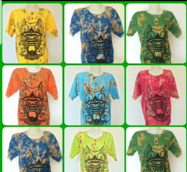 BH 144 baju bali katun warna XXL barong dewasa