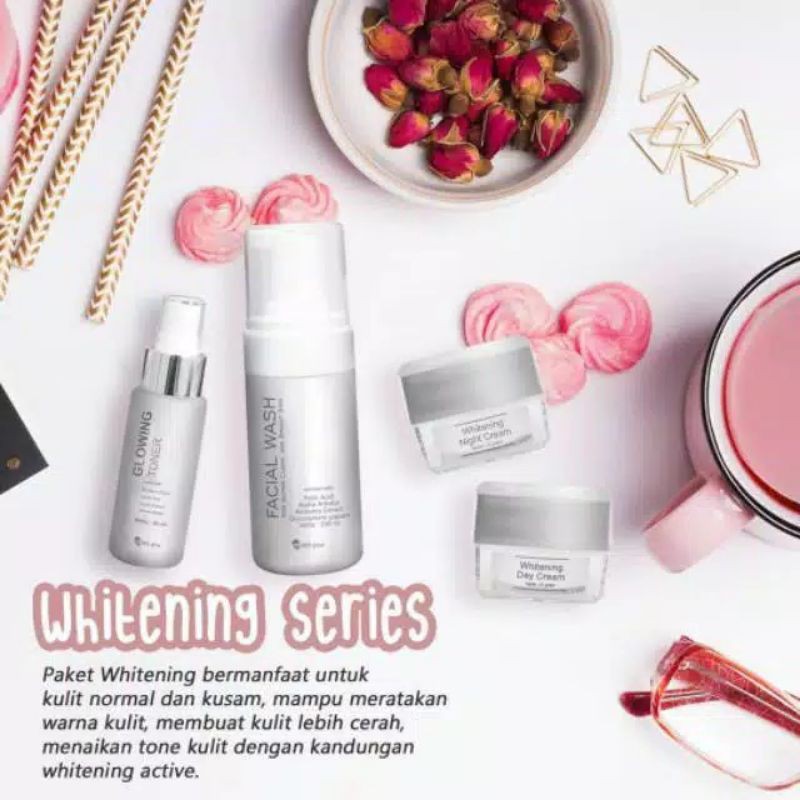 Ms GLOW Paket Wajah Paket Cream Wajah Ms Glow + Serum/Whitening/Luminous/Acne/Ultimate Free Pouch