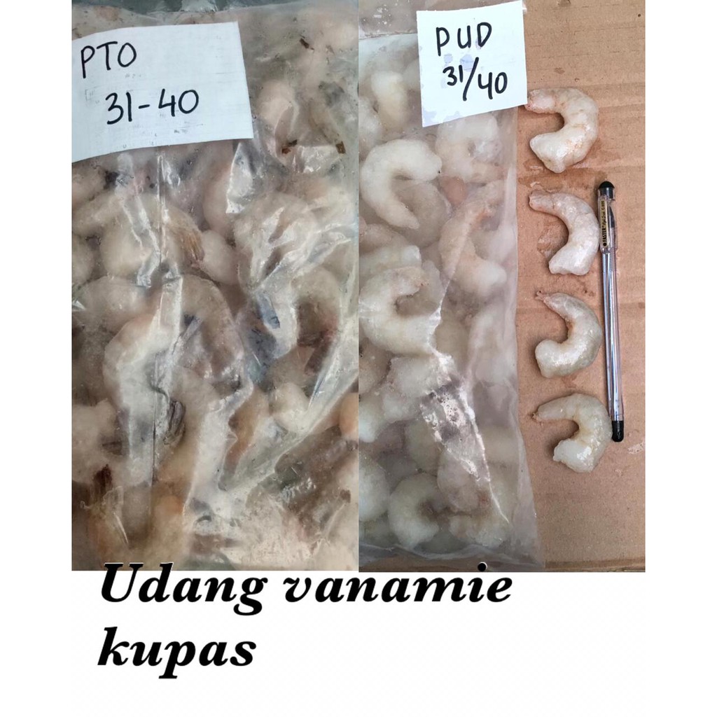 

Udang Vanamie Kupas
