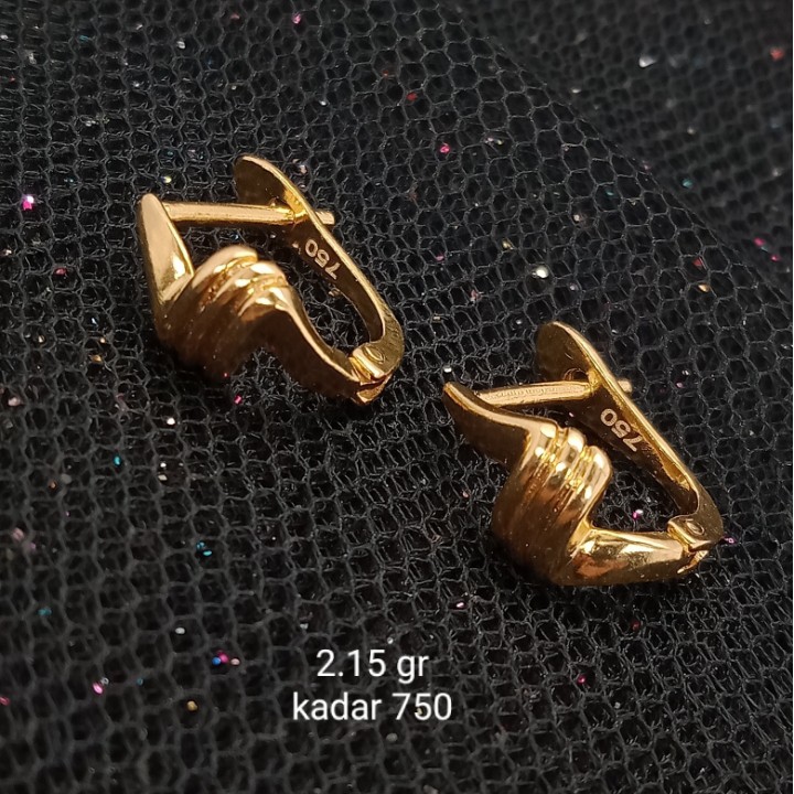 Anting Emas 17K - 2.15 gr Kadar 750 - 1436