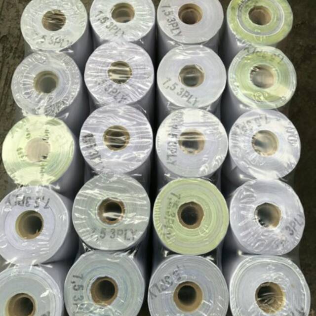 

Kertas Struk Kasir / Kas Register 3 ply 75 x 65