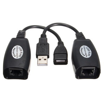 USB RJ45 EXTENTION ADAPTER UP TO 30M / USB EXTENDER VIA KABEL LAN