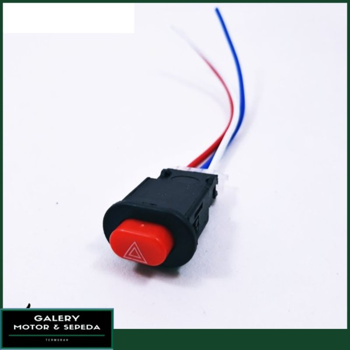 Saklar Lampu Hazard Switch ON OF Lampu Motor Push Button Murah Murah
