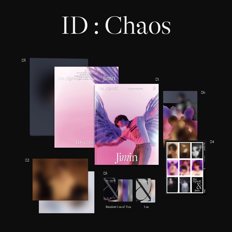 [ORDER] BTS Me, Myself, and Special 8 Photo-Folio Photobook JIMIN “ID : Chaos”