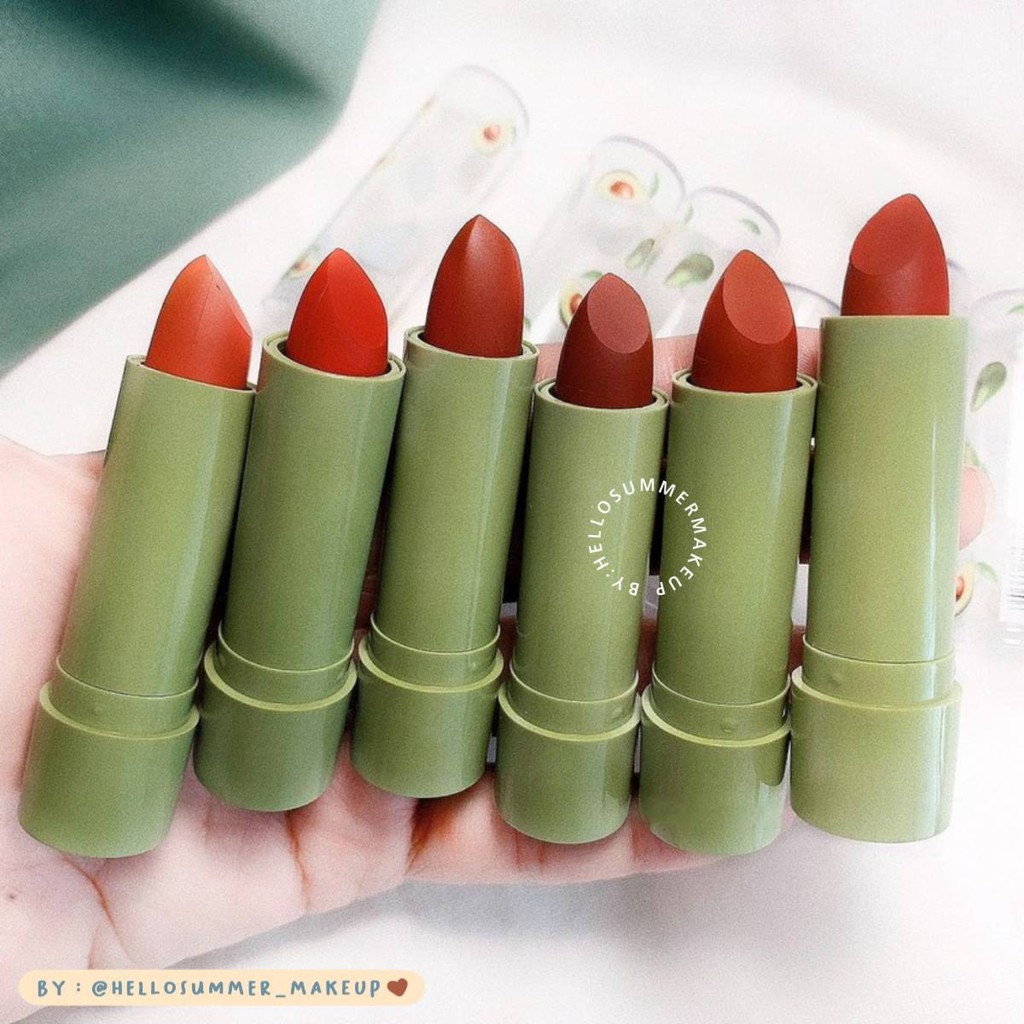 𝐌𝐀𝐓𝐓𝐄 𝐋𝐈𝐏𝐒𝐓𝐈𝐂𝐊 - Avocado Super Velvet Color Matte Lipstick