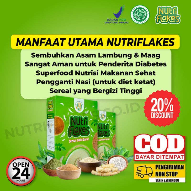 

NUTRIFLAKES SEREAL UMBI GARUT (SOLUSI TEPAT ATASI MASALAH LAMBUNG)