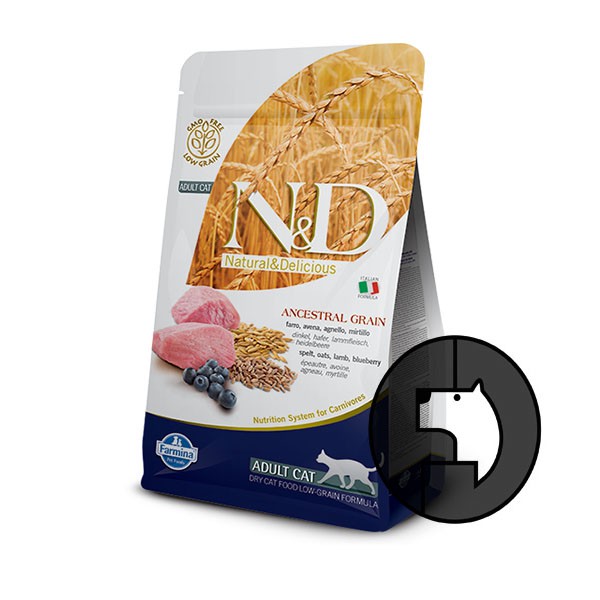 farmina n&d low grain lamb & blueberry