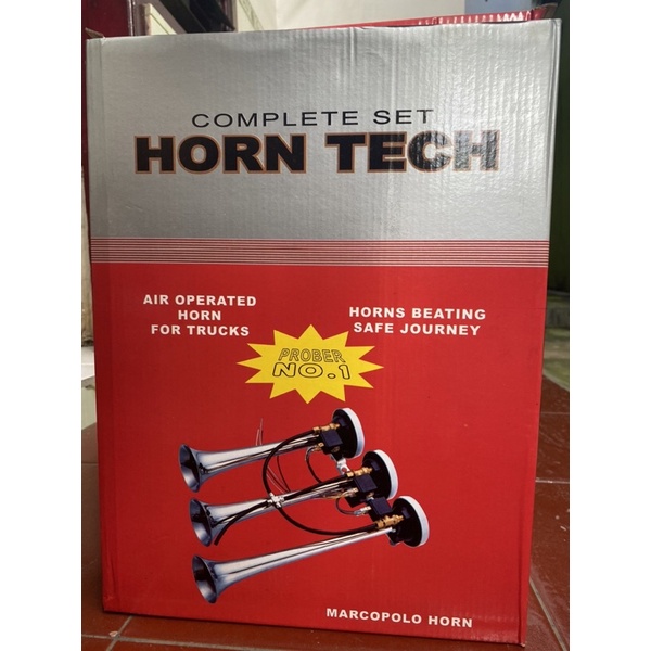 Klakson Telolet 3 Corong 3 Suara dan 6 Suara 6 Tombol Marcopolo Horn Tech 24v