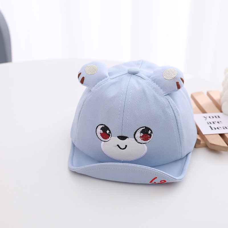 NEW Topi baseball bayi dan anak bordir mata beruang besar