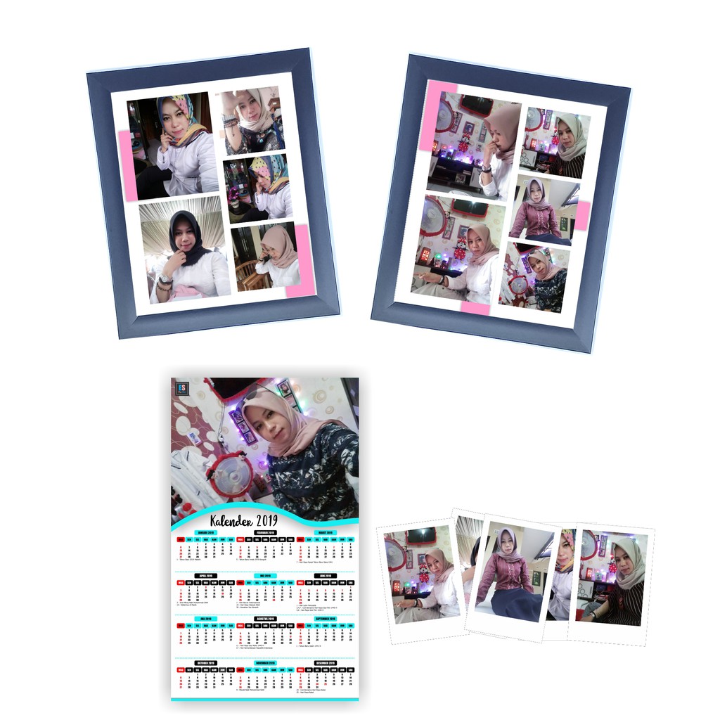 CETAK FOTO 8R + 2 FIGURA + BONUS KALENDER A3