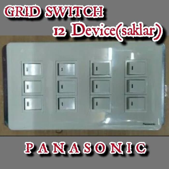 Terbaru Grid switch panasonic 12 saklar