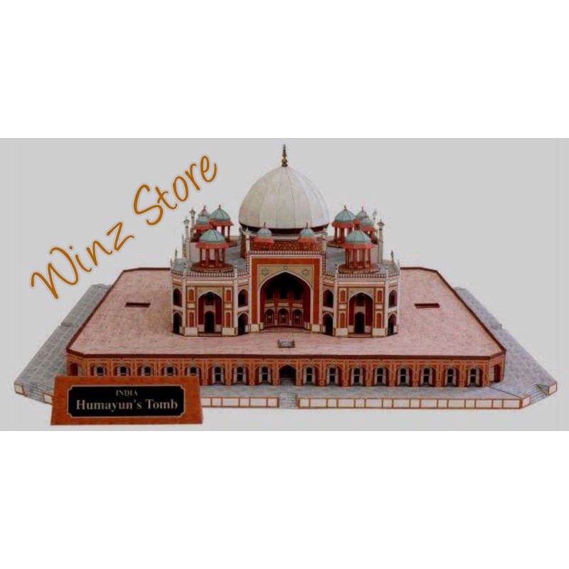 Jual DIY Papercraft India Humayun's Tomb Shopee Indonesia