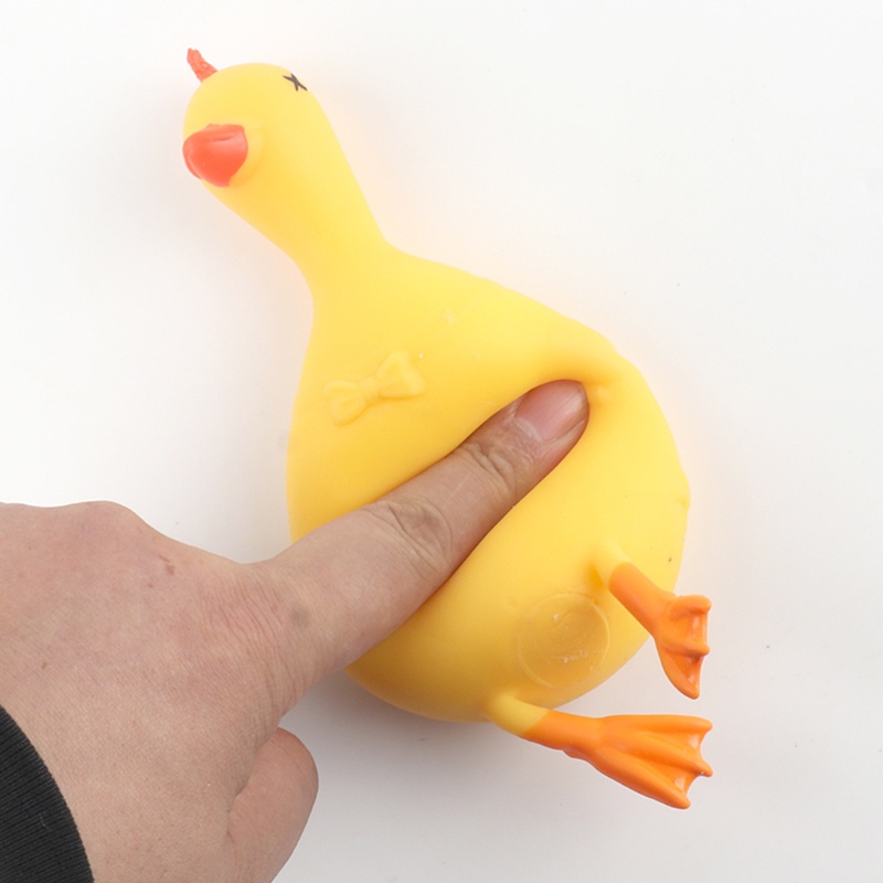 Mary Stretchy Chick Mainan Angry Chick Sensory Fidget Vent Novelty Gag Stress Relief Playset Untuk Hadiah Balita Dewasa