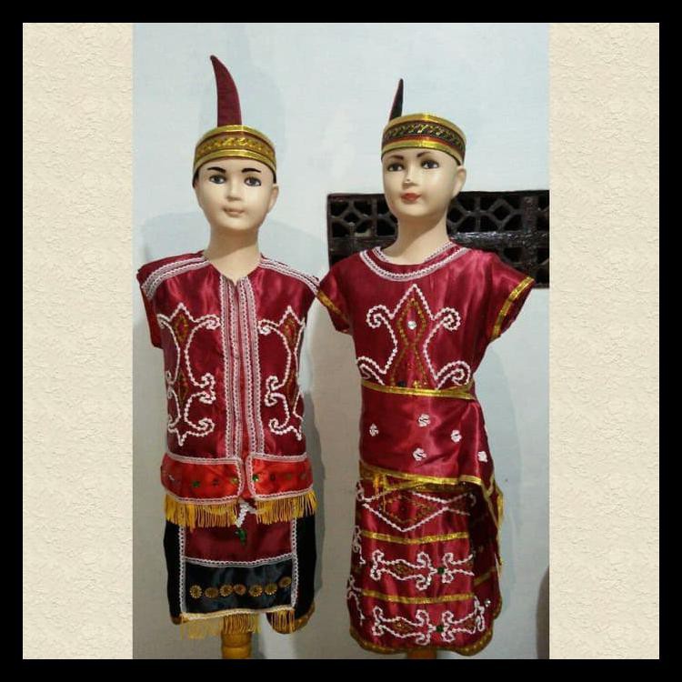  baju  pakaian  adat  kalimantan barat dayak  dewasa  Shopee 