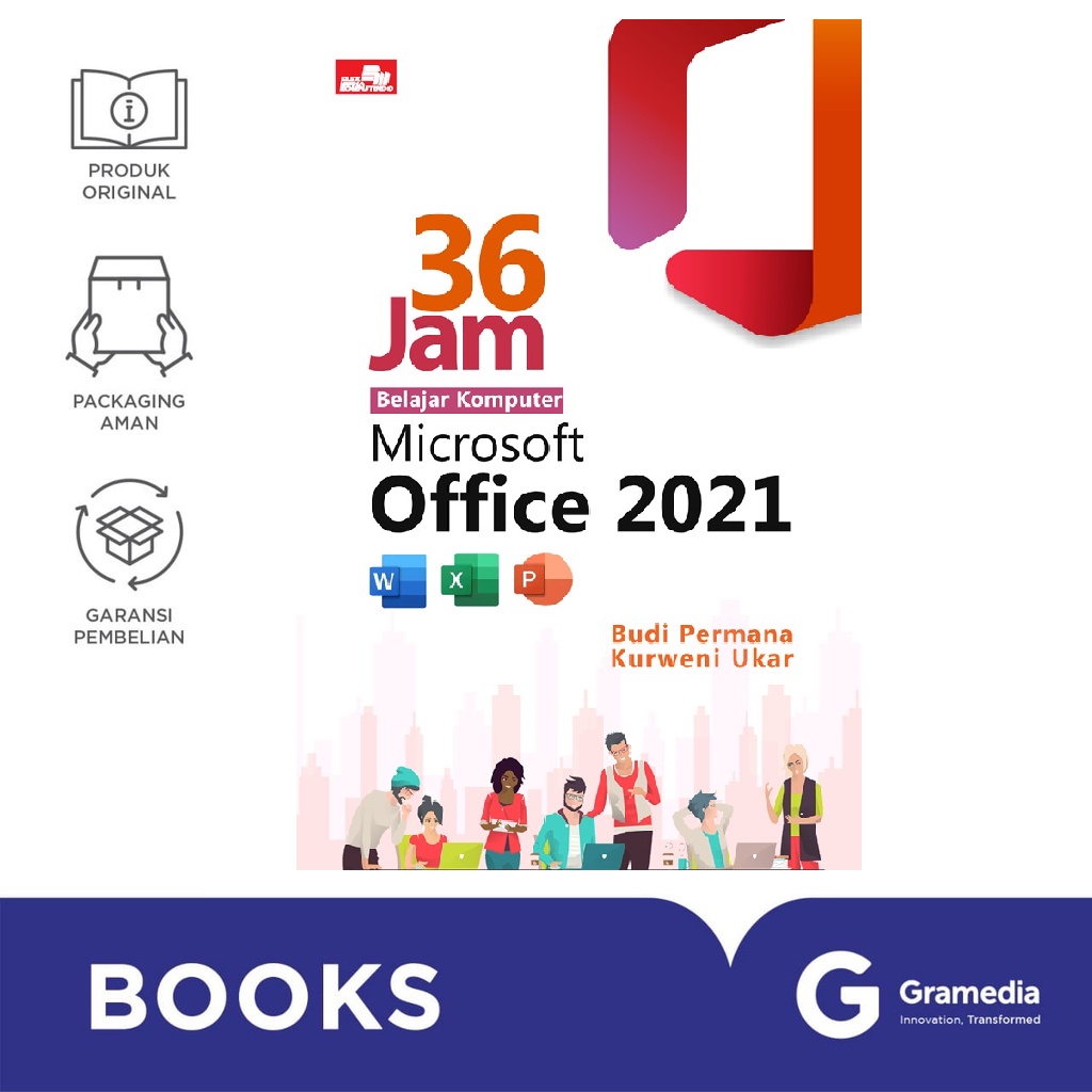 Gramedia Bali - 36 Jam Belajar Komputer Microsoft Office 2021