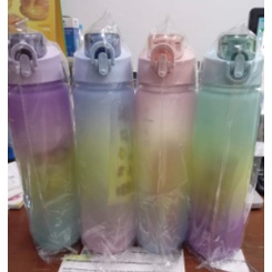 botol minum viral warna gradasi 1000 ml